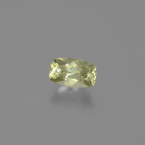 Diasporo con cambio de color amarillo natural de 1,13 ct, corte cojín, VVS