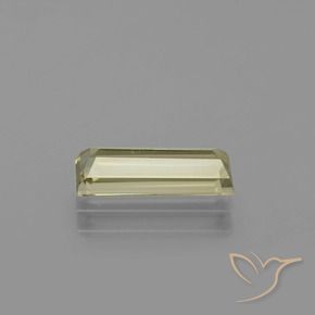 Diásporo con Cambio de Color Amarillo amarronado natural de 1.38 ct, Corte Baguette, VVS-VS