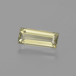 Diasporo con cambio de color amarillo natural de 1,78 ct, baguette, VVS