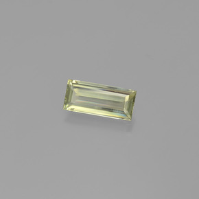 Diasporo con cambio de color amarillo natural de 1,32 ct, baguette, VVS