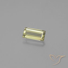 Diásporo con Cambio de Color Amarillo claro natural de 1.42 ct, Corte Baguette, VS