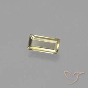 Diásporo con Cambio de Color Amarillo amarronado natural de 1.33 ct, Corte Baguette, VS