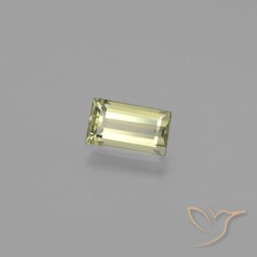 Diásporo con Cambio de Color Amarillo medio natural de 1.49 ct, Corte Baguette, VVS