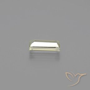 Diásporo con Cambio de Color Amarillo muy claro natural de 1.25 ct, Corte Baguette, VVS