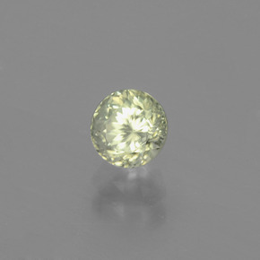 Diasporo con cambio de color  natural de 1,01 ct, corte redondo, VVS-VS