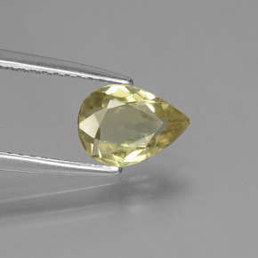 Diasporo con cambio de color  natural de 1,02 ct, en forma de pera, VVS-VS