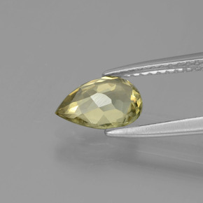 Diasporo con cambio de color  natural de 1,02 ct, en forma de pera, VVS-VS