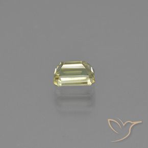 Diásporo con Cambio de Color Amarillo claro natural de 1.21 ct, Corte Octágono / Esmeralda, VVS-VS