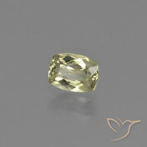 Diásporo con Cambio de Color Amarillo muy claro natural de 1.04 ct, Forma Cojín, VVS-VS