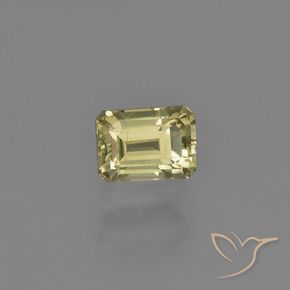 Diásporo con Cambio de Color Amarillo claro natural de 1.13 ct, Corte Octágono / Esmeralda, VVS-VS