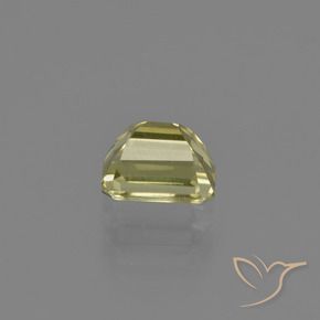 Diásporo con Cambio de Color Amarillo claro natural de 1.13 ct, Corte Octágono / Esmeralda, VVS-VS