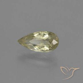 Diásporo con Cambio de Color Amarillo amarronado natural de 1.36 ct, En forma de pera, VS-SI