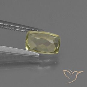 Diásporo con Cambio de Color Amarillo amarronado natural de 1.04 ct, Forma Cojín, VS