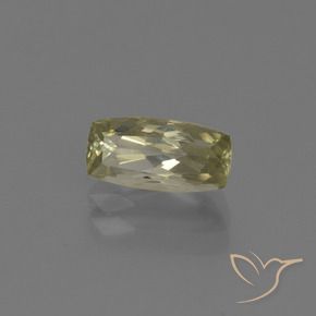 Diásporo con Cambio de Color Amarillo amarronado natural de 1.25 ct, Forma Cojín, VS