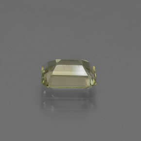 Diasporo con cambio de color amarillo natural de 0,97 ct, corte esmeralda, VVS-VS