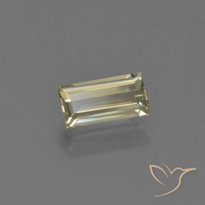 Diásporo con Cambio de Color Amarillo medio natural de 1.27 ct, Corte Baguette, VVS-VS