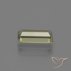 Diásporo con Cambio de Color Amarillo amarronado natural de 1.33 ct, Corte Baguette, VVS