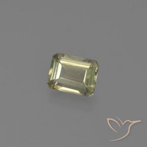 Diásporo con Cambio de Color Amarillo muy claro natural de 0.67 ct, Corte Octágono / Esmeralda, VVS-VS