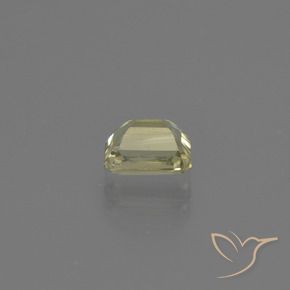 Diásporo con Cambio de Color Amarillo claro natural de 0.75 ct, Corte Octágono / Esmeralda, VS-SI