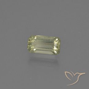 Diásporo con Cambio de Color Amarillo amarronado natural de 0.79 ct, Corte Octágono / Esmeralda, VS-SI