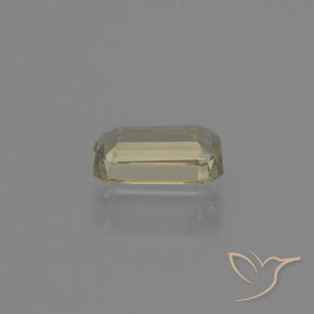 Diásporo con Cambio de Color Amarillo claro natural de 0.83 ct, Corte Octágono / Esmeralda, VVS-VS