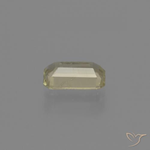 Diásporo con Cambio de Color Amarillo claro natural de 0.80 ct, Corte Octágono / Esmeralda, VS