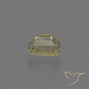 Diásporo con Cambio de Color Amarillo medio natural de 0.86 ct, Corte Octágono / Esmeralda, VS
