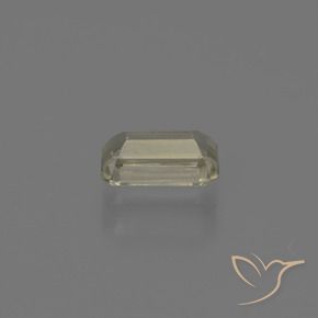 Diásporo con Cambio de Color Amarillo claro natural de 0.87 ct, Corte Octágono / Esmeralda, SI