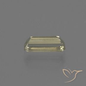 Diásporo con Cambio de Color Amarillo pálido natural de 0.84 ct, Corte Octágono / Esmeralda, VS-SI