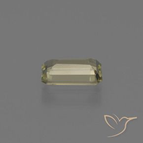 Diásporo con Cambio de Color Amarillo claro natural de 0.81 ct, Corte Octágono / Esmeralda, VS