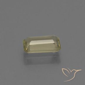 Diásporo con Cambio de Color Amarillo amarronado natural de 0.73 ct, Corte Octágono / Esmeralda, VS