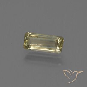 Diásporo con Cambio de Color Amarillo claro natural de 0.95 ct, Corte Octágono / Esmeralda, VS-SI