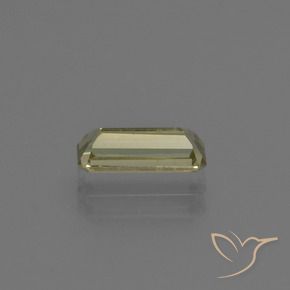 Diásporo con Cambio de Color Amarillo medio natural de 0.91 ct, Corte Octágono / Esmeralda, VS