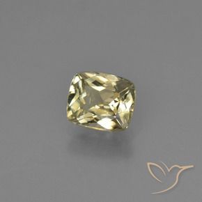 Diásporo con Cambio de Color Amarillo suave natural de 0.88 ct, Forma Cojín, VS