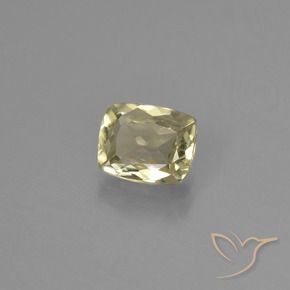 Diásporo con Cambio de Color Amarillo muy claro natural de 0.75 ct, Forma Cojín, VS