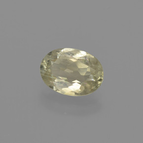 Diásporo con Cambio de Color Amarillo claro natural de 0.90 ct, Corte Óvalo, VS-SI