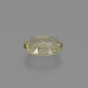Diásporo con Cambio de Color Amarillo claro natural de 0.90 ct, Corte Óvalo, VS-SI