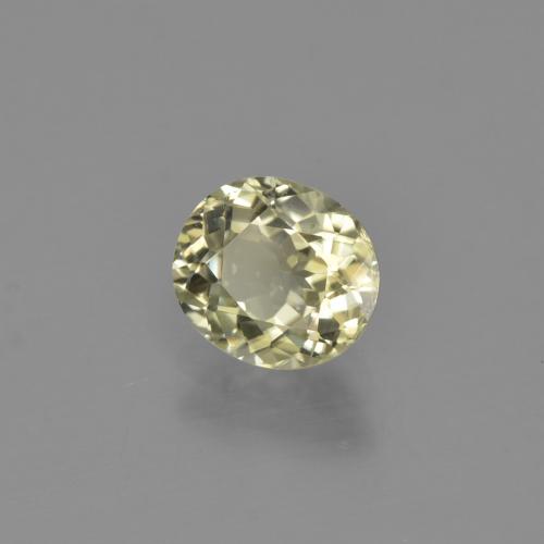 Diásporo con Cambio de Color Amarillo muy claro natural de 0.85 ct, Corte Óvalo, VS
