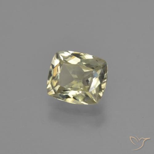 Diásporo con Cambio de Color Amarillo claro natural de 0.86 ct, Forma Cojín, VVS-VS