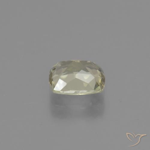 Diásporo con Cambio de Color Amarillo claro natural de 0.86 ct, Forma Cojín, VVS-VS