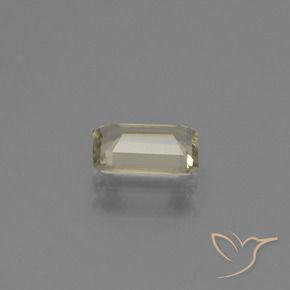 Diásporo con Cambio de Color Amarillo amarronado natural de 0.67 ct, Corte Octágono / Esmeralda, VS