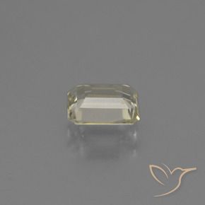 Diásporo con Cambio de Color Amarillo claro natural de 0.80 ct, Corte Octágono / Esmeralda, VS