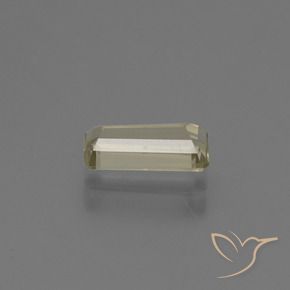 Diásporo con Cambio de Color Amarillo pálido natural de 0.75 ct, Corte Octágono / Esmeralda, VS