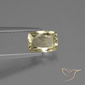 Diásporo con Cambio de Color Amarillo muy claro natural de 1.09 ct, Forma Cojín, VS-SI