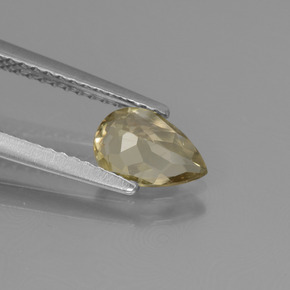 Diasporo con cambio de color multicolor natural de 0,71 ct, en forma de pera, VS