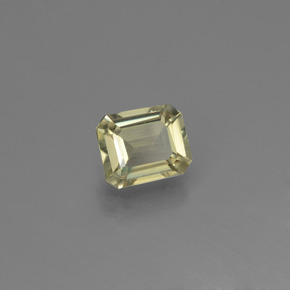 Diasporo con cambio de color multicolor natural de 0,88 ct, corte esmeralda, VVS-VS