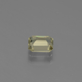 Diasporo con cambio de color multicolor natural de 0,88 ct, corte esmeralda, VVS-VS