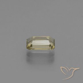 Diasporo con cambio de color amarillo natural de 1,03 ct, corte esmeralda, VVS-VS