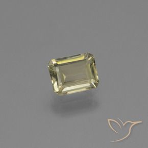 Diásporo con Cambio de Color Amarillo dorado muy claro natural de 1.00 ct, Corte Octágono / Esmeralda, VVS-VS
