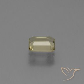 Diásporo con Cambio de Color Amarillo dorado muy claro natural de 1.00 ct, Corte Octágono / Esmeralda, VVS-VS